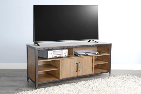 Sunny Designs San Diego Antique Brown Media TV Stand Console