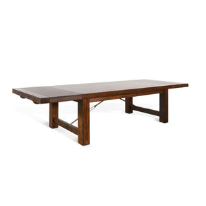 Sunny Designs Tuscany Vintage Mocha 86-122 Inch Extension Dining Table