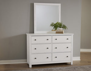 Vaughan-Bassett Fundamentals White Landscape Mirror
