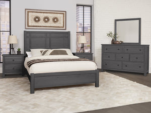 Vaughan-Bassett Custom Express Graphite Architectural Queen Headboard