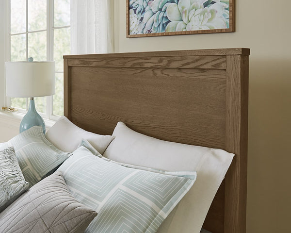 Vaughan-Bassett Fundamentals Natural Queen Bed