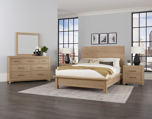 Vaughan-Bassett Crafted Cherry Bleached Queen Terrace Bed
