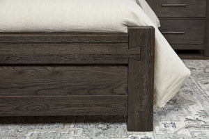 Vaughan-Bassett Dovetail Java California King Poster Bed with Poster Footboard