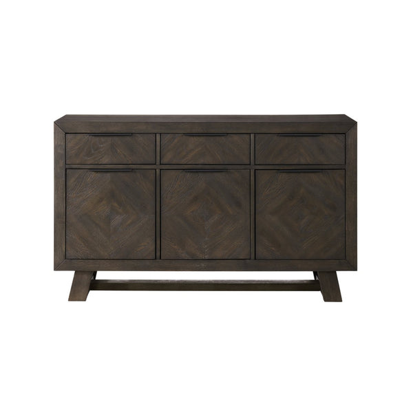 Intercon Hearst Reclaimed Chevron Modern Server