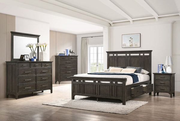 Intercon Hawthorne Burnished Clay Queen Panel Headboard