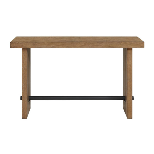 Intercon Landmark Weathered Oak Modern Sofa Table