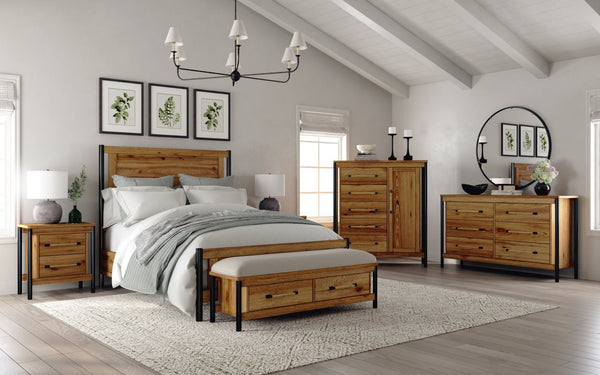 Intercon Norcross Hickory Queen Panel Headboard