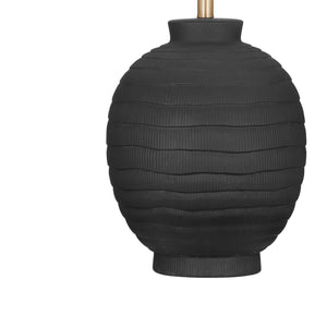 Bassett Mirror Modern Black Ventraa Table Lamp