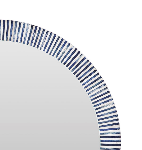 Bassett Mirror Modern Bone Radial Bone Wall Mirror