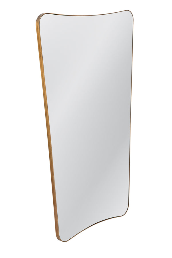 Bassett Mirror Modern Gold Leaf Garcia Wall Mirror