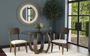 Bassett Mirror Modern White/Gray Koree Wall Mirror