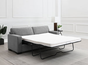 Coaster Simpson Upholstered Sofa Sleeper with Queen Mattress Grey