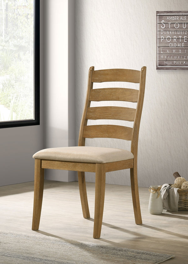 Coaster Danvers Wood Dining Side Chair Brown Oak