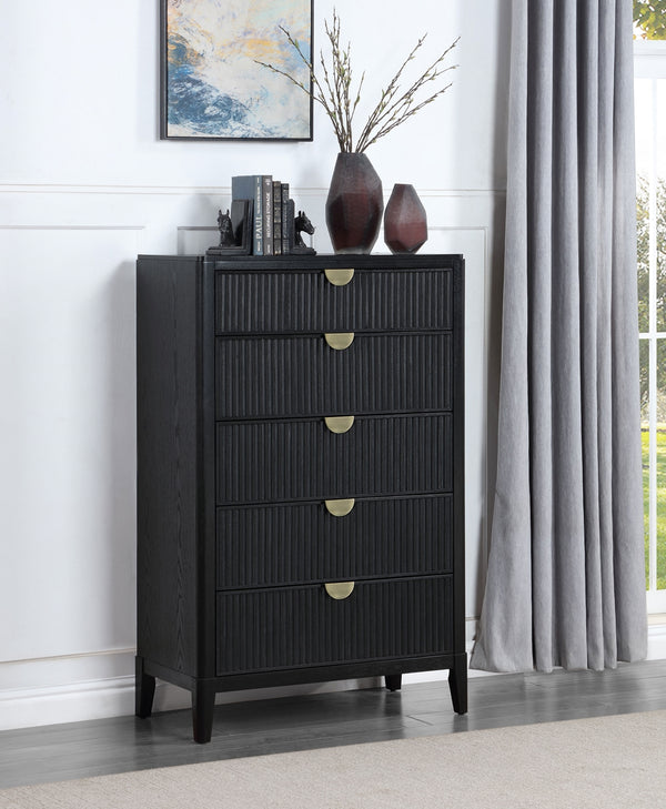 Coaster Brookmead 5-Drawer Bedroom Chest Black