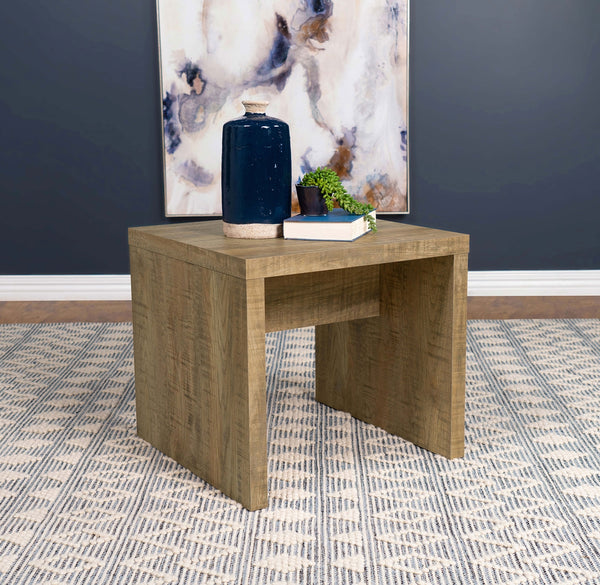 Coaster Lynette Square Engineered Wood End Table Mango