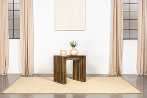 Coaster Odilia Rectangular Solid Wood End Table Auburn