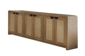 90" console w/ reversible panel doors - escape