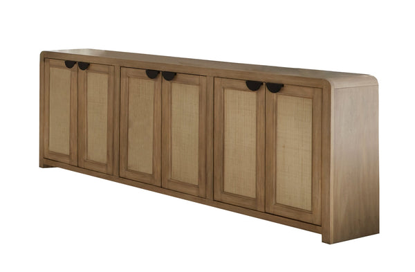 90" console w/ reversible panel doors - escape