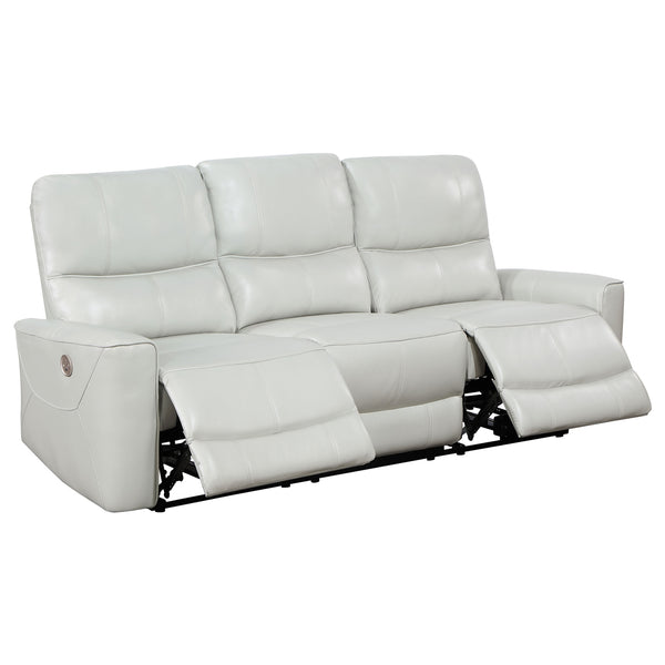 Coaster Greenfield 3-Piece Power Reclining Sofa Set Ivory