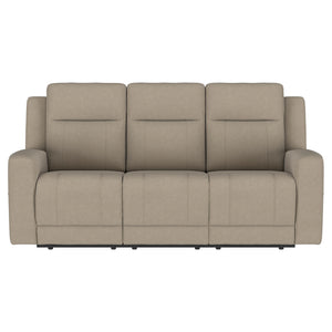 Coaster Brentwood 3-Piece Upholstered Reclining Sofa Set Taupe