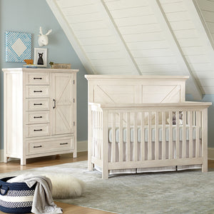 westwood baby westfield chifferobe in brushed white