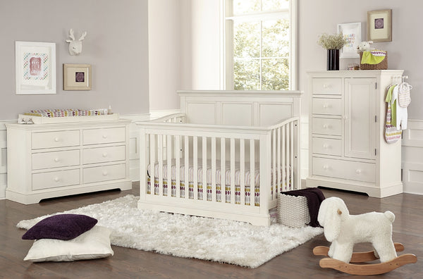 westwood baby hanley chifferobe in chalk