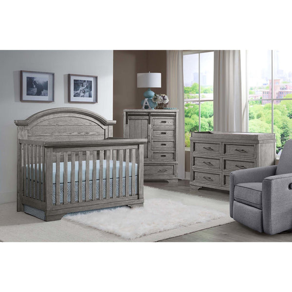 westwood baby foundry changer top in brushed pewter