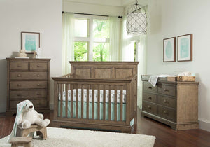 westwood baby hanley convertible crib in cashew
