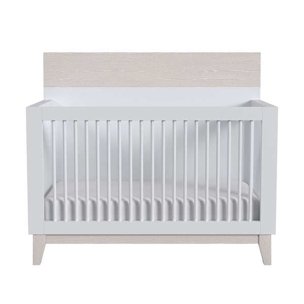 westwood baby rowan convertible crib in ash linen