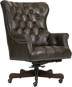 aspenhome jefferson executive chair in burnished walnut