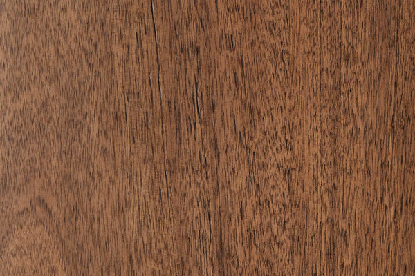 aspenhome caden round chairside table in spiced caramel