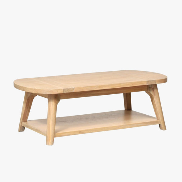 napa furniture aria rectangle coffee table in natural sand