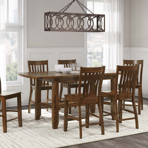 napa furniture whistler retreat dining table with extension in warm cherry