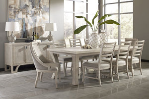 palmetto home panama jack graphite side chair in wire-brushed quarter ash
