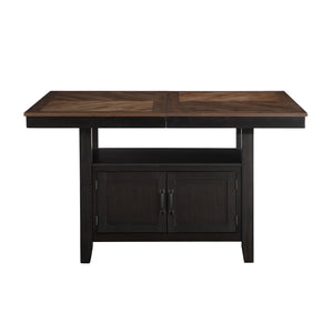 Steve Silver Bermuda Storage Counter-Height Table In Black & Arcadia