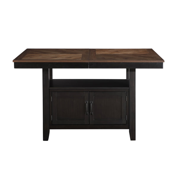 Steve Silver Bermuda Storage Counter-Height Table In Black & Arcadia