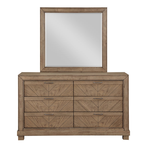 Steve Silver Montana Dresser & Mirror Set In Weathered Sand
