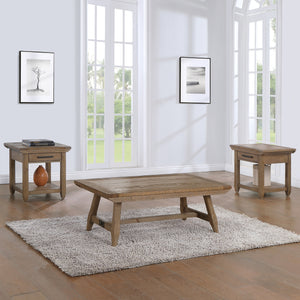 Steve Silver Riverdale 3-Piece Table Set In Driftwood