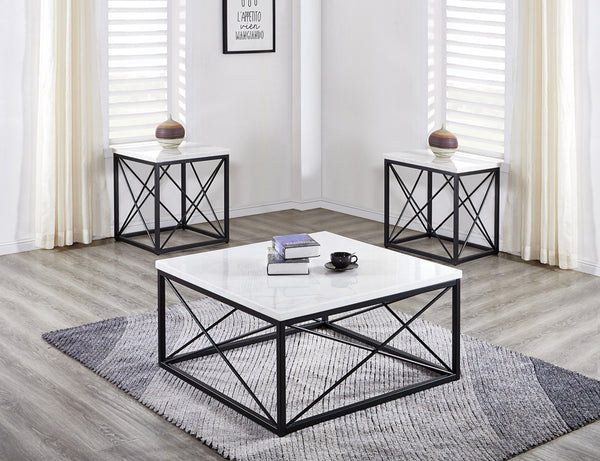 Steve Silver Skyler 3-Piece Cocktail & 2 End Tables Set