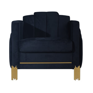 New Classic Empire Lighted Chair in Black