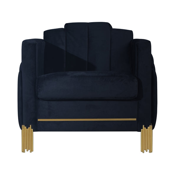 New Classic Empire Lighted Chair in Black