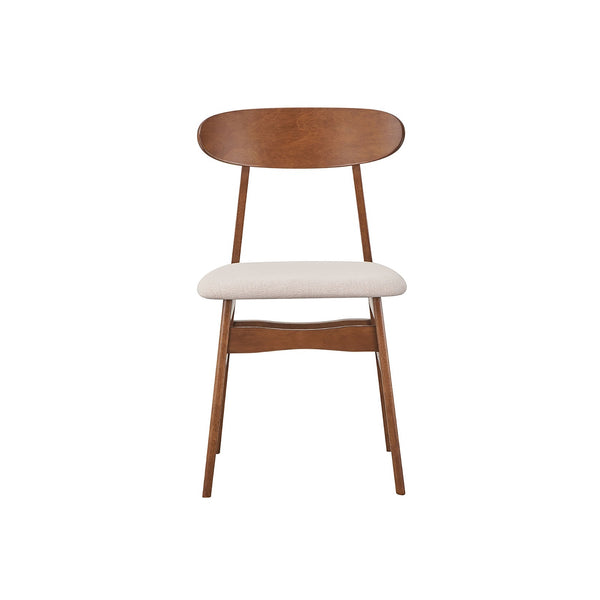 New Classic Morocco Upholstered Dining Chair with Natural Seat Cushion