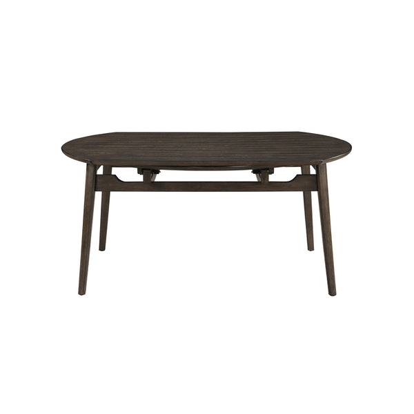 New Classic Rex 65-Inch Round Table With Self Storing Leaves in Walnut