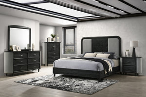 New Classic Skyline King/California King Complete Bed in Onyx