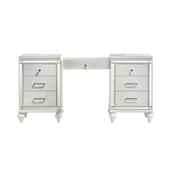 New Classic Valentino Vanity Table in White