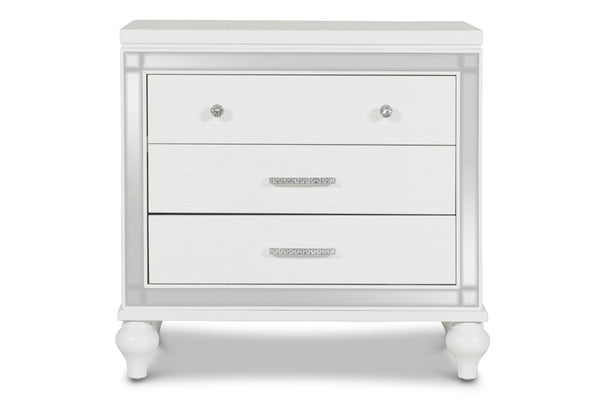 New Classic Valentino Nightstand in White