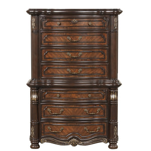 New Classic Bella Notte Chest in Mahogany Brown