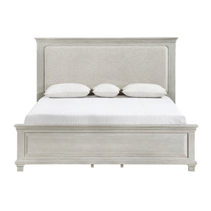 New Classic Silver Sands King/California King Panel Headboard in Gray