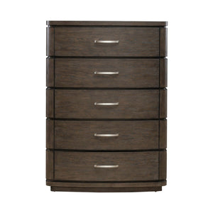 Liberty Furniture Cascade Falls Satin Espresso 5-Drawer Chest with French & English Dovetail Construction
