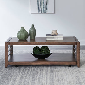 Liberty Furniture Shaker Lakes Harvest Brown 3-Piece Cocktail Table & 2 End Tables Set